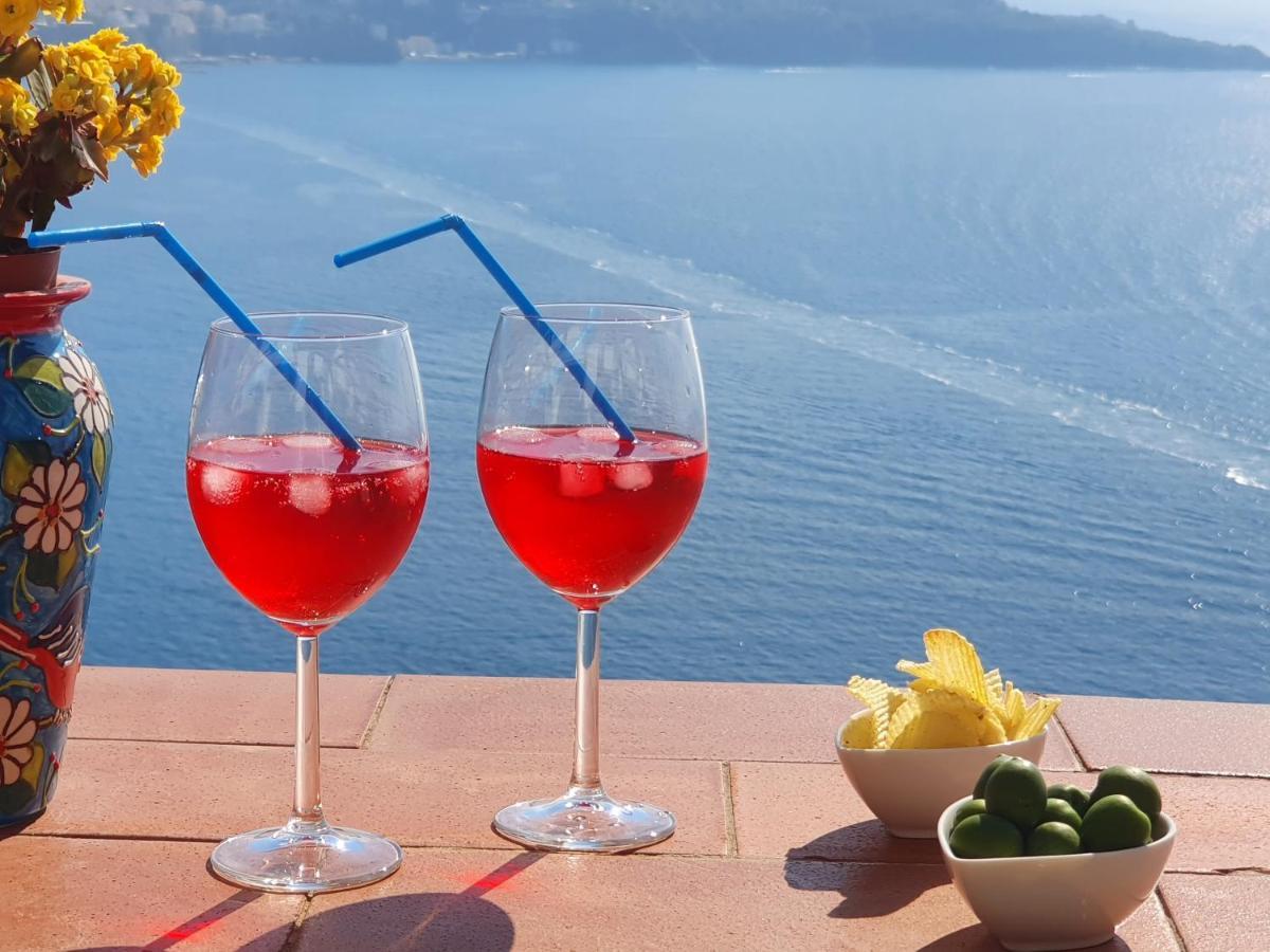Bella Vista House-Sorrento Coast - Free Parking-Solarium Apartment Вико Екуензе Екстериор снимка